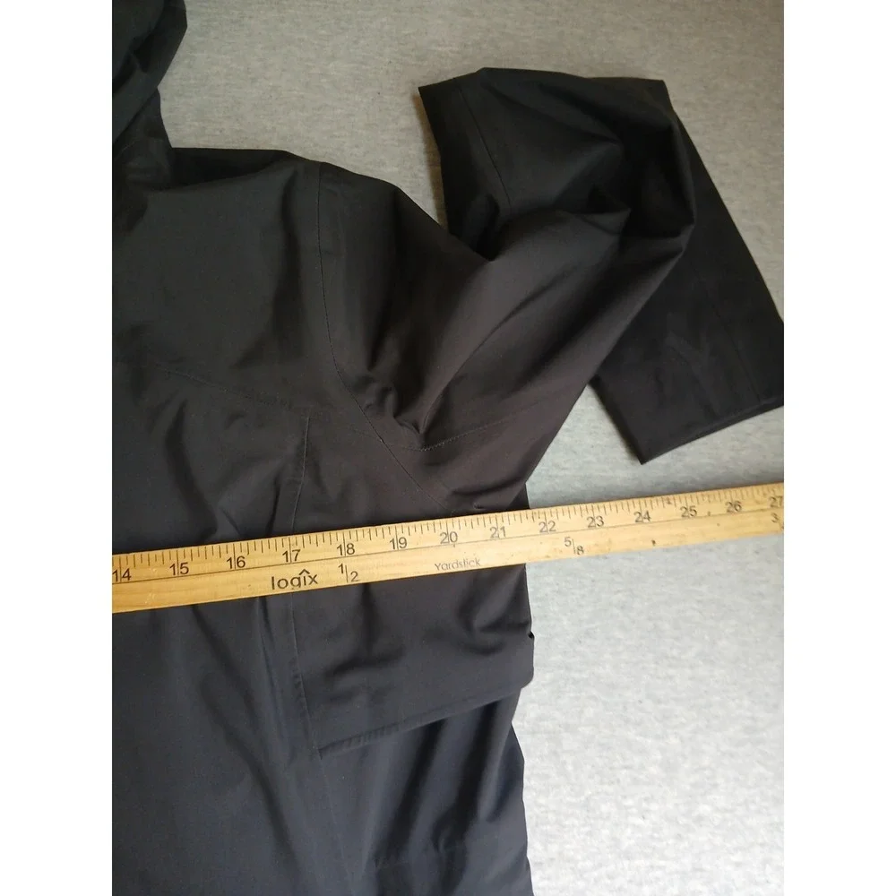 Lululemon Jacket 10 Rain Rebel Hooded Parka Waterproof Outdoor Full Zip Black